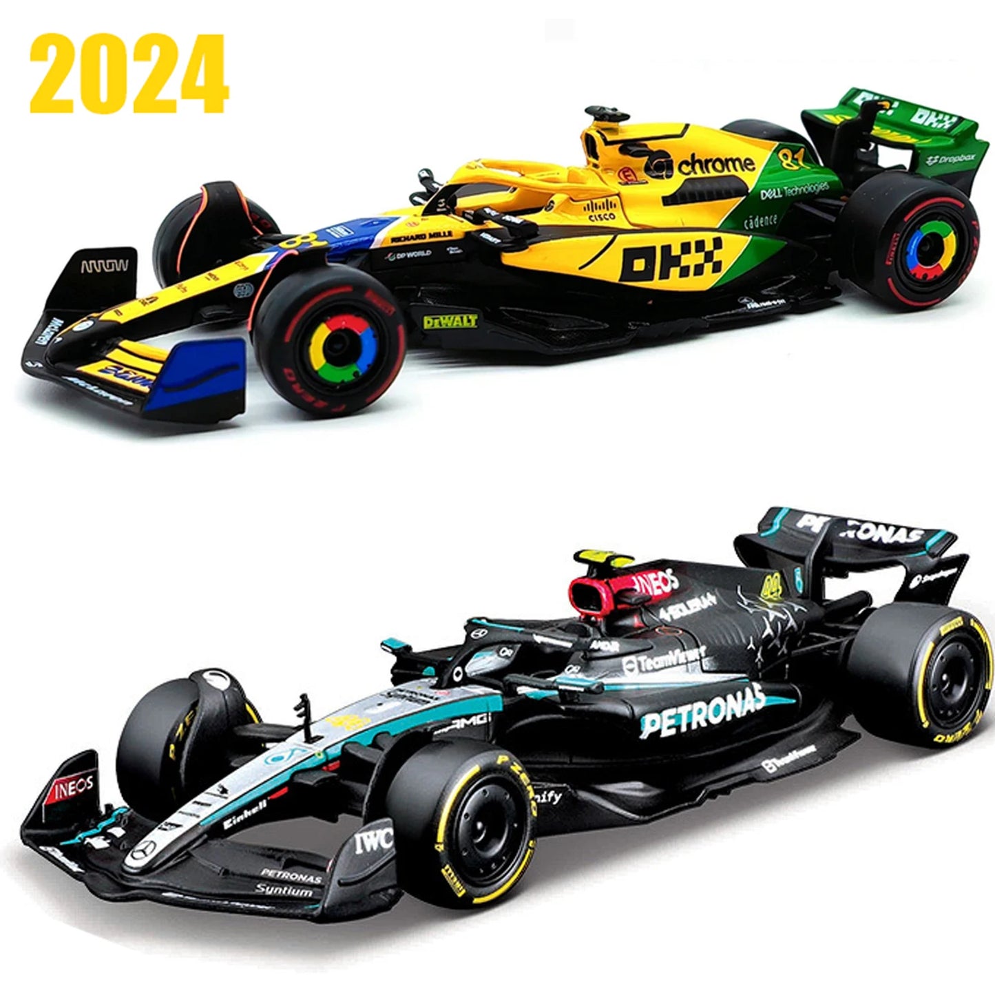 Fórmulas 1 tamaño 1:43 2024 - Colección de Alta Velocidad🏁